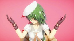 Kiso Kantai Collection Hentai Cowgirl Position Sex and Dance Undress MMD 3D Green Hair Color Edit Smixix
