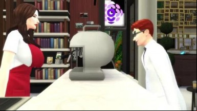 Dexter Uses X-Ray Glasses To See Everyone Naked - Sims 4